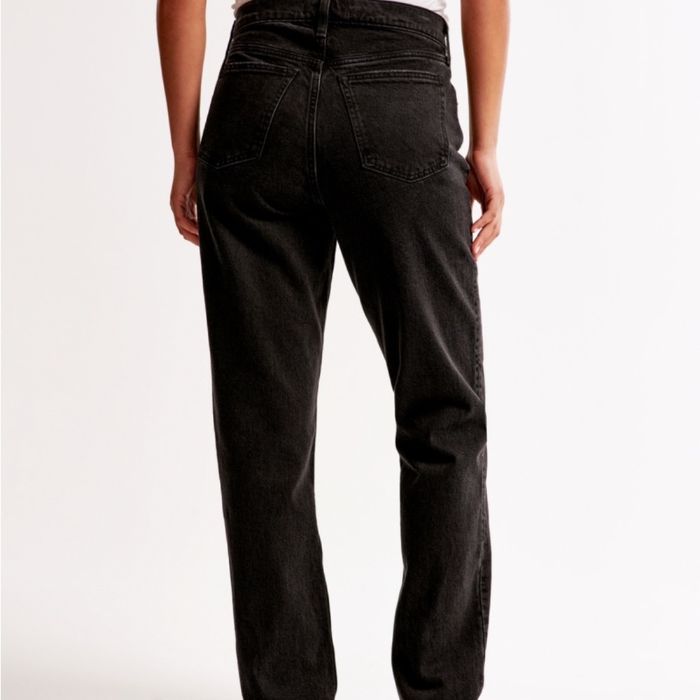 Abercrombie & Fitch black 90’s Straight Leg Jeans - Picture 2 of 2